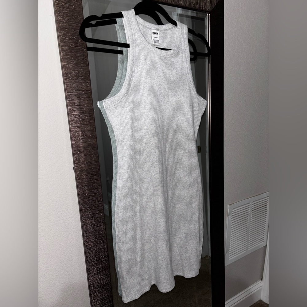 PINK Victoria's Secret Light Gray Mini Dress
